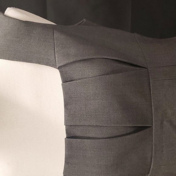 Calvin Klein Grey Midi Dress SZ 8 - Picture 2 of 6